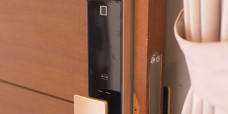 Layar Monitor Kunci Pintu Visual
