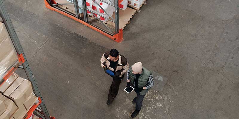 Layar Dispatch AGV Logistik Gudang